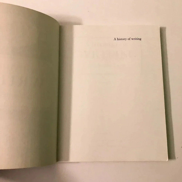 Vintage 1992 History of Writing Albertine Gaur Cross River Press Softcover Book - Picture 6 of 16